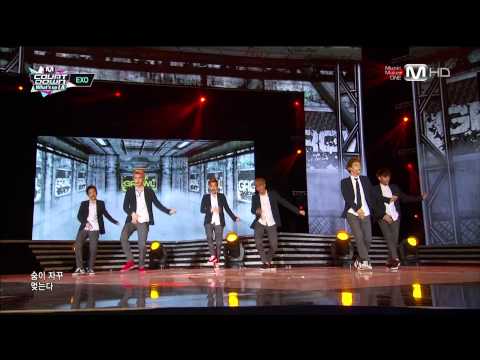 [1080HD]130829 EXO-Opening+Intro+Wolf+Growl+Hand in hand(Remix)+Winner @ M!Countdown