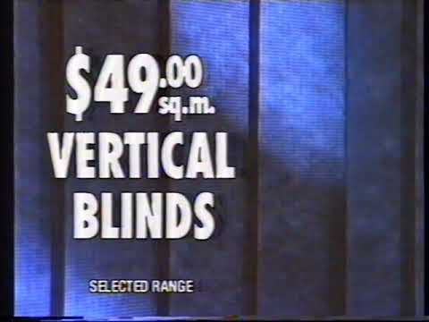 Starlight Window Coverings ($49 per sqm Offer) - 1993 Australian TV Commercial
