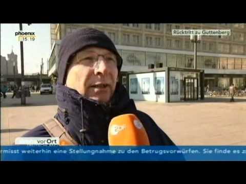 Guttenberg - Der Rücktritt und die Bürgermeinung - K.T.Guttenberg hat Rücktritt vollzogen