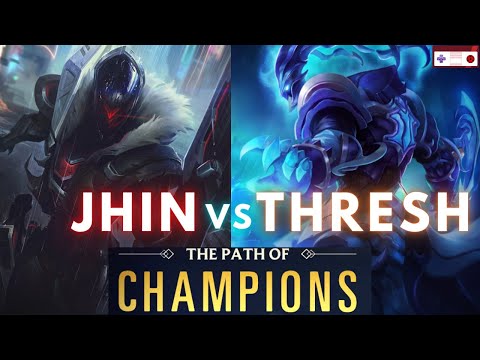 How to beat Thresh with Jhin (1)(Full Path) | Path of Champions | LOR