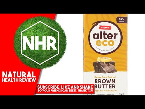 Alter Eco, Organic Chocolate Bar, Deep Dark Salted Brown Butter, 70% Cocoa, 2.82 oz (80 g)