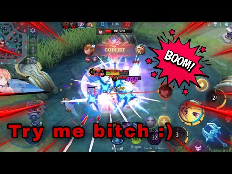 ONE OF THE MOST AGGRESSIVE FREESTYLE KILL | FANNY MONTAGE | MLBB