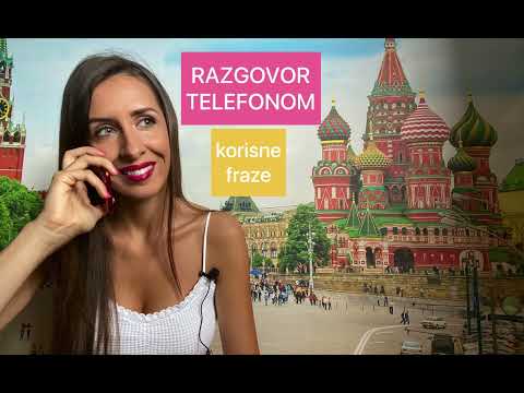 Osnovne fraze za RAZGOVOR TELEFONOM - ruski jezik online