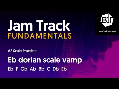 Eb dorian scale vamp Jam Track - BJTF #2-4