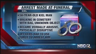 Man Arrested at Trooper Trevor Casper's Funeral
