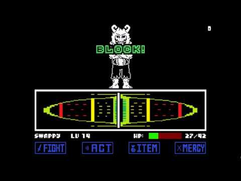 StorySwap color genocide asriel battle (PART 1)