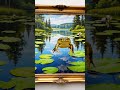 When the frog Escapes the Frame #cute