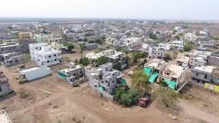 preview picture of video 'Rokadiya nagar shegaon drone view'