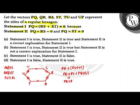 Let the vectors \( \mathbf{P Q}, Q R, \mathbf{R S}, S T, T U \) and...