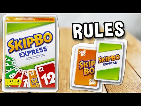 How to play SKIP BO EXPRESS card game (official rules, instructions and gameplay) | boardgamesTV