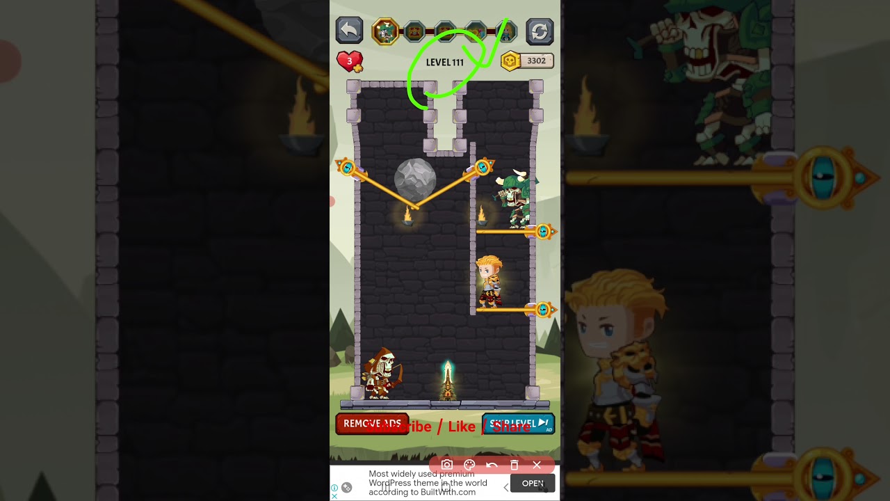 How to loot - Pull pin  level 111 walkthrough solution gameplay | Game the chain