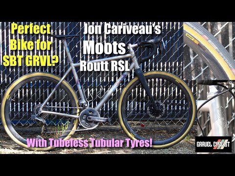 Perfect Bike for SBT GRVL? Jon Cariveau's Moots Routt RSL with Tubeless Tubular Tires!