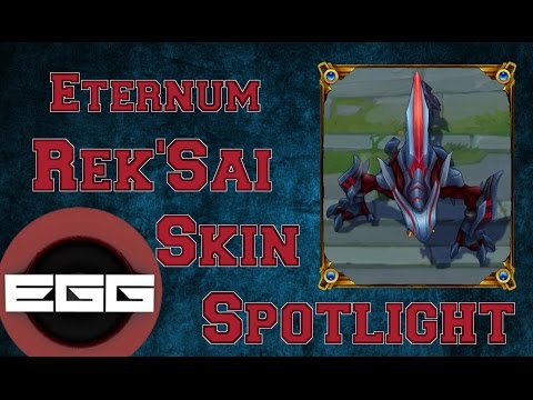 Eternum Rek'Sai Skin Spotlight - League of Legends Skin Review [HD]