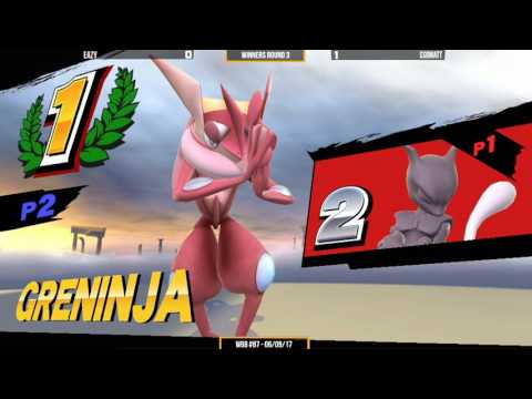 WBB #87 | Eazy (Mewtwo) vs SSBMatt (Greninja) - Winners Round 3 - Smash 4 Singles
