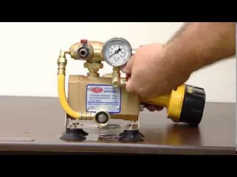 Hydrostatic test pump demo