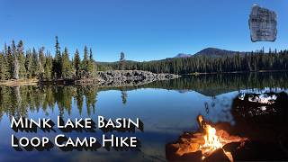 Video review of a Mink Lake Basin Loop Hike with footage of it's terrain and features