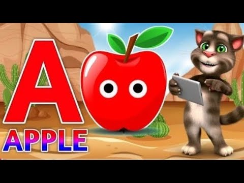 Phonics Song 2 with TWO Words in 3D - A For Apple🍎🍏- ABC Alphabet Songs with Sounds for Children's