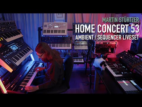 Ambient / Sequencer Liveset with my entire setup (Home Concert 53)