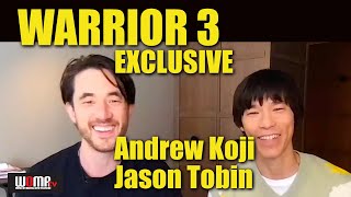 EXCLUSIVE Andrew Koji Jason Tobin Interview WARRIOR Season 3 video
