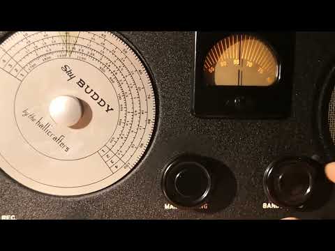 Hallicrafters  S19-R Sky Buddy receiving 80m SSB and 160m CW in Germany