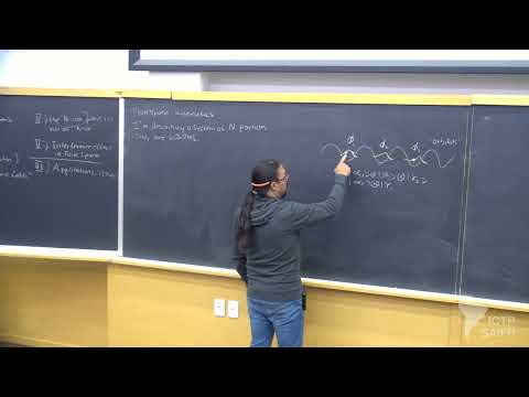 Juan D Urbina: Semiclassical Approach to Discrete Quantum Fields - Class 02 of 03