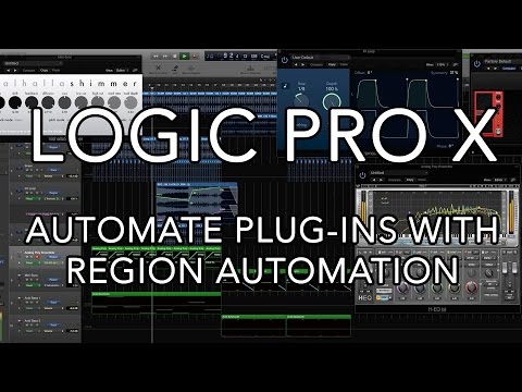 Logic Pro X - Automate Plug-ins with Region Automation