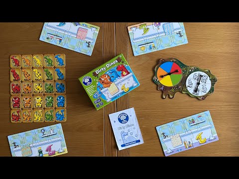 Playthrough – Dirty Dinos (Orchard Toys Kids Game)