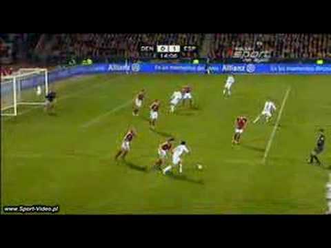 Dinamarca - España: Gol Tamudo