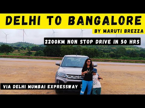 EP1 - Delhi to Bangalore Road Trip 2025 | 2200KM Delhi Mumbai Expressway | Non Stop Drive 50 Hrs