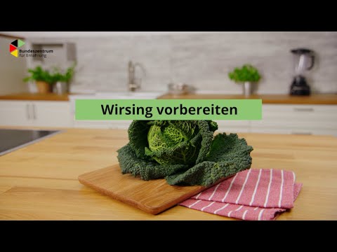 Prepare savoy cabbage