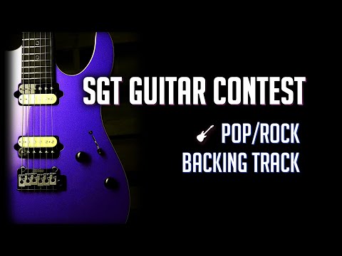 SGT Guitar Contest Pop/Rock • Backing Track『FREE DOWNLOAD』link in description