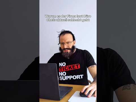 Warum es der Firma laut Büro Chefs aktuell schlecht geht #büro #homeoffice #office #satire #wfh