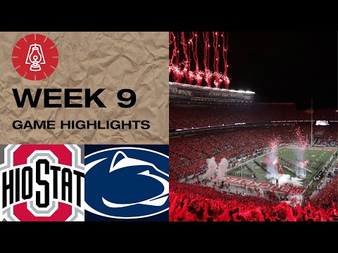 Football Highlights: No. 5 Ohio State vs. No. 20 Penn State