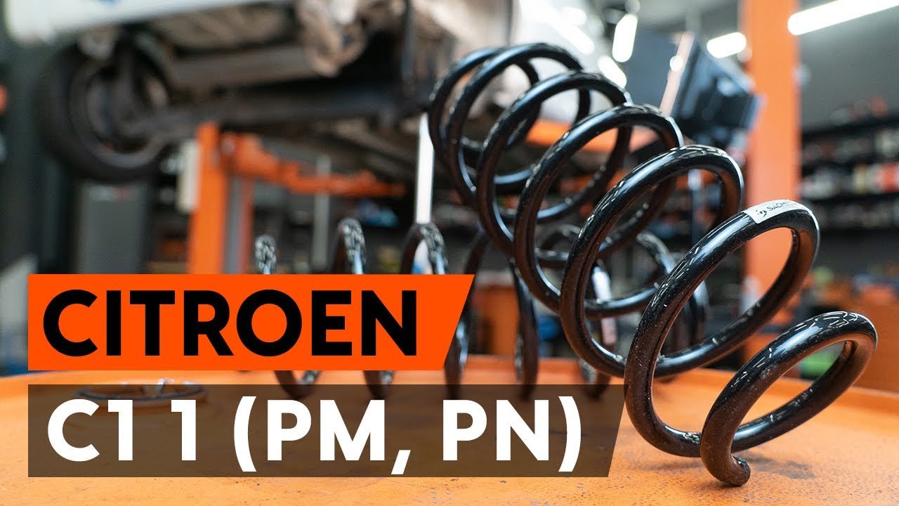 Как се сменят задни пружини на Citroen C1 1 PM PN – Ръководство за смяна
