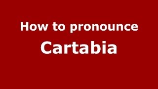 How to pronounce Cartabia