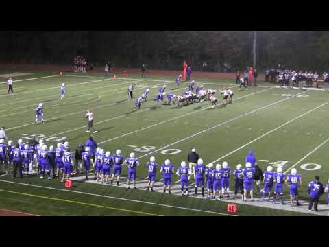 Patriot League Football: Middleborough vs Scituate - October 17, 2015