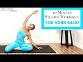10 Minute Pilates Back Workout - Upper and Lower Back Workout!