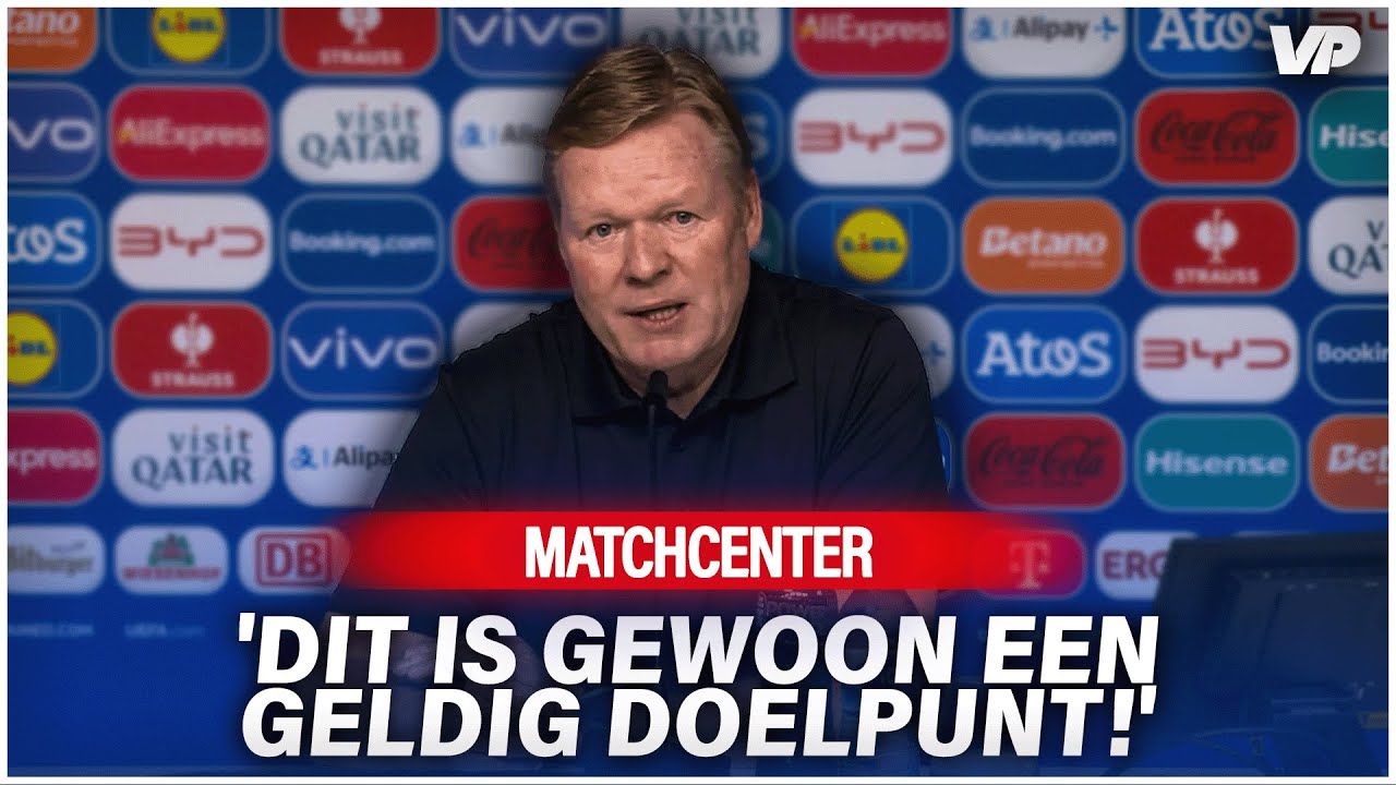 Thumbnail for article: Koeman woedend na gelijkspel tegen Frankrijk: 'Ik begrijp dit niet!'