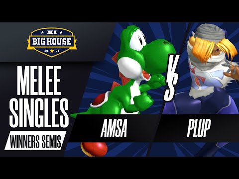 aMSa (Yoshi) vs Plup (Sheik) - Melee Singles Winners Semis - The Big House 11