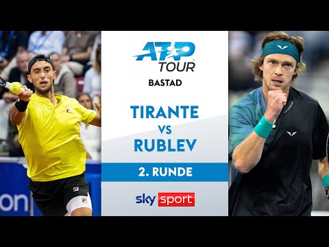 Thiago Agustín Tirante vs. Andrey Rublev - Runde 2 | Nordea Open 2024 | Highlights-Sky Sport Tennis