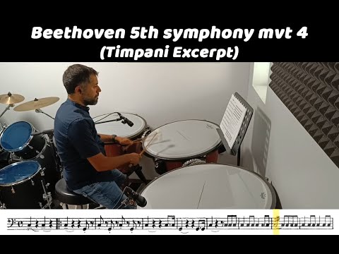 Beethoven 5th symphony mvt 4 (Timpani Excerpt)
