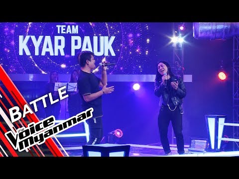 Jue Jue VS Judson Fish: Kyoe Nay Say Chin Tal (G Latt) | Battle - The Voice Myanmar 2019
