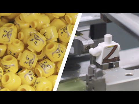 How are LEGO® Minifigures made? | Behind The Scenes at the LEGO factory