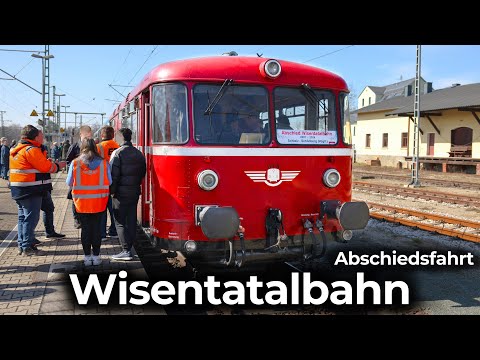 Schluss mit Schienenbus! | 4K Führerstandsmitfahrt | Wisentatalbahn: Abschiedsfahrt im VT 98