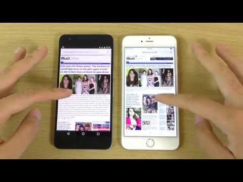 Nexus 6P Marshmallow 6 0 VS iPhone 6S Plus IOS 9 1
