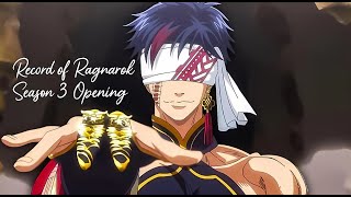 Record of Ragnarok Season 3 OP / Opening "Dead or Alive" by GLAY [4K 60FPS]