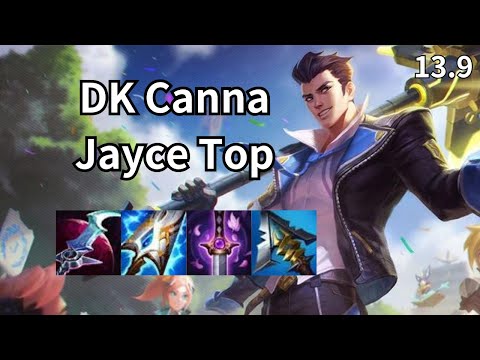 DK Canna Jayce Top vs Gragas - KR Ranked Patch 13.9