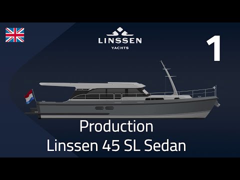 Linssen production part 01 - Steel hull construction phase 1