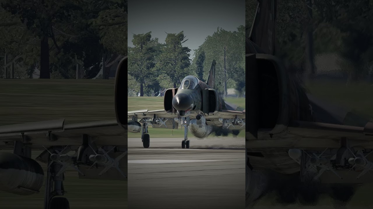 DCS: F-4E Phantom II - Landing @ Senaki Kolki #dcsworld #dcsworldgameplay #shorts #dcs