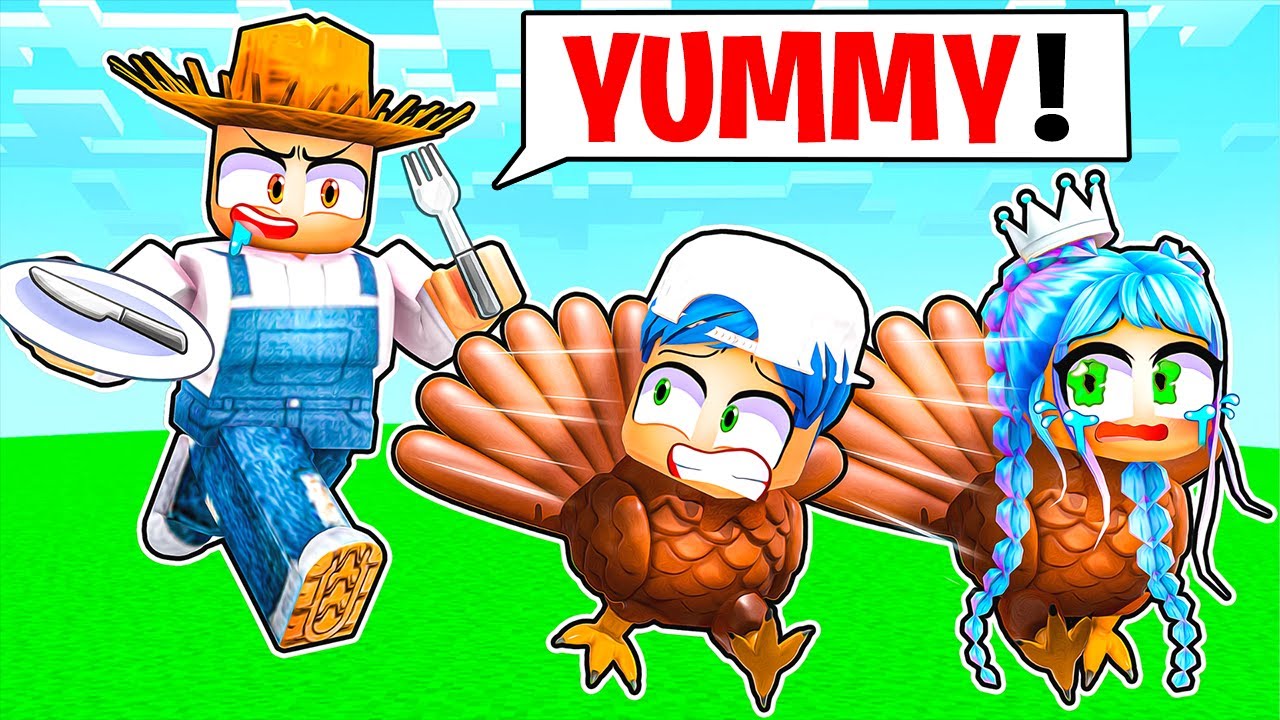 We Became TURKEYS On Thanksgiving But Had To ESCAPE Before Becoming TURKEY DINNER!